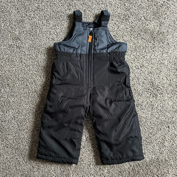 Carters Baby Snow Suit Set Bear Snowbib Overall - Picture 5 of 7